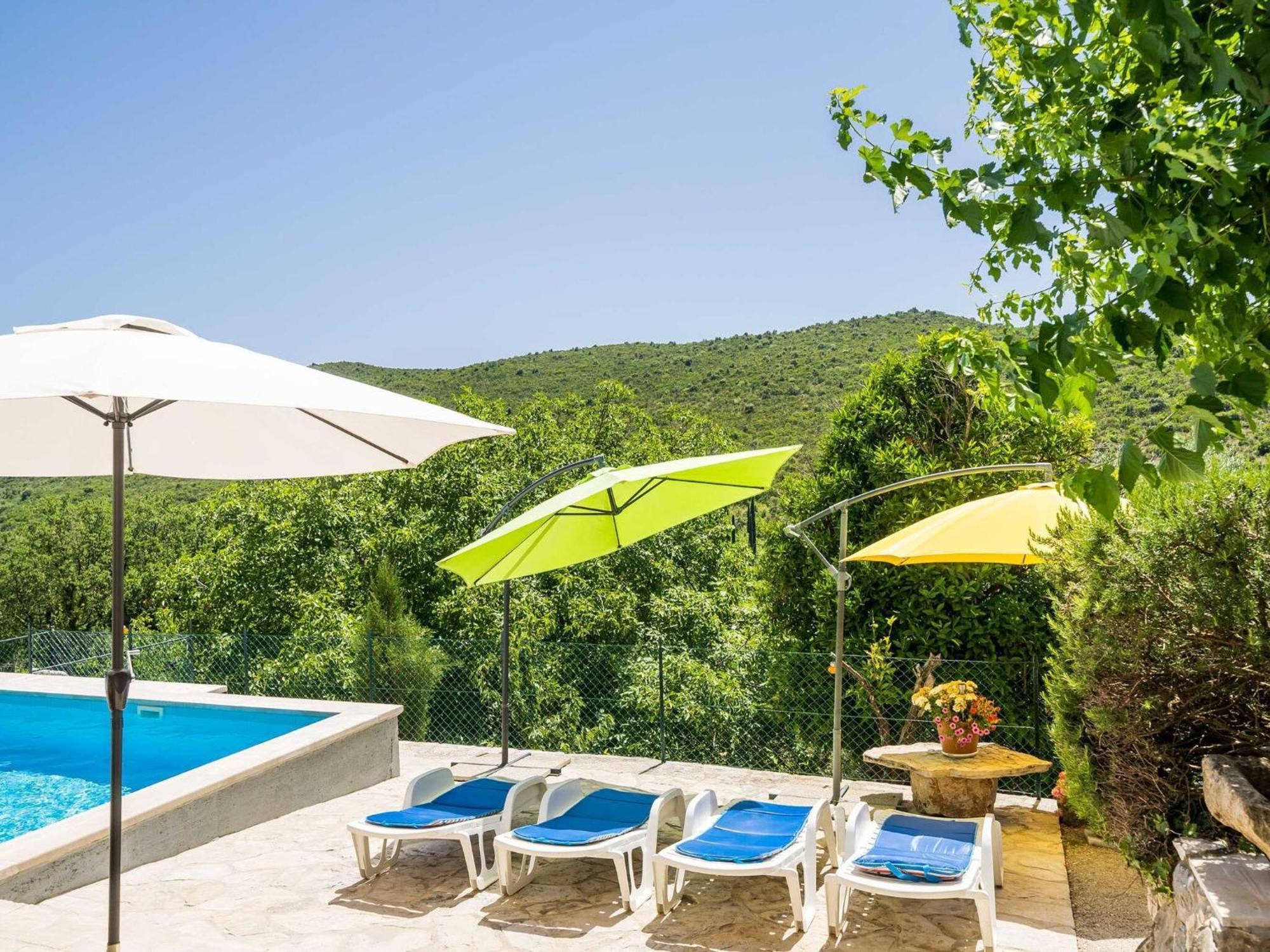 House Ko An-Four Bedroom Villa With Terrace And Swimming Pool Gruda Exterior photo